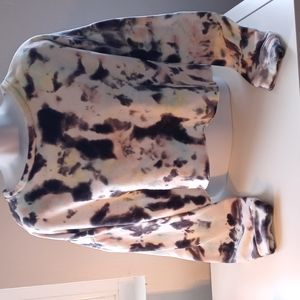 Tye dye crop sweater
